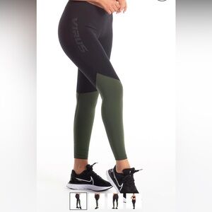 Virus EAU21 Tech Pants - Black/Kombu Green